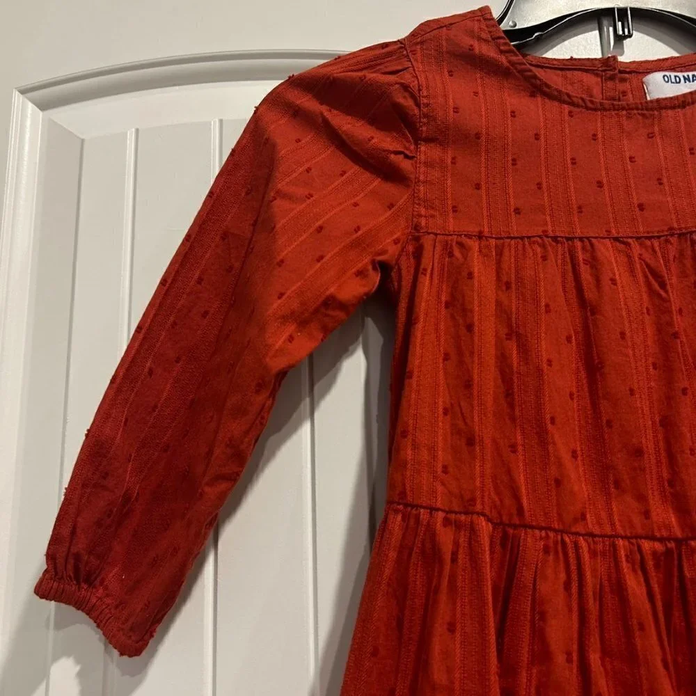 OLD Navy Girls Red Flowy Dress Girls Size 4T, 3 for $15 Kids Bundle